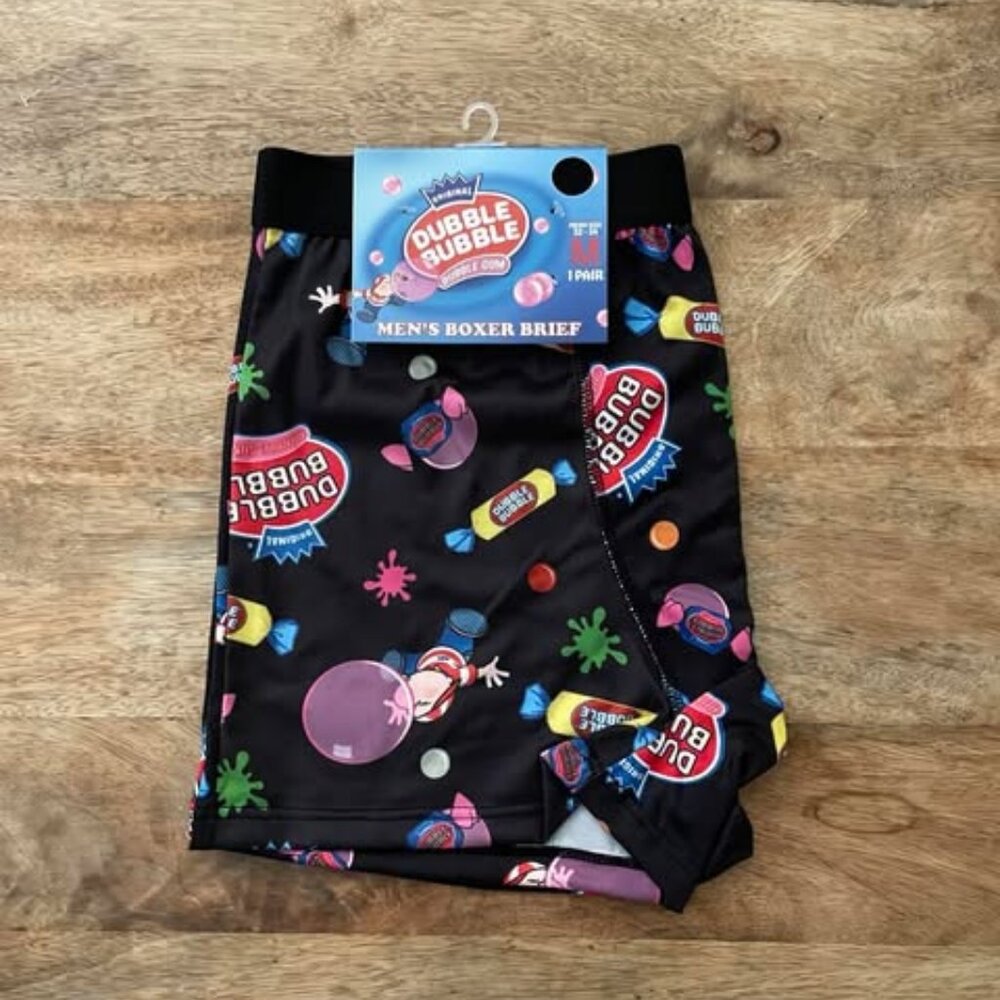 5/$20 NEW M Men's Dubble Bubble Gum Boxer Briefs
